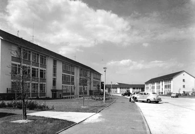 Bonn-Plittersdorf, Neubauten Hicog-Siedlung in Plittersdorf, 1952