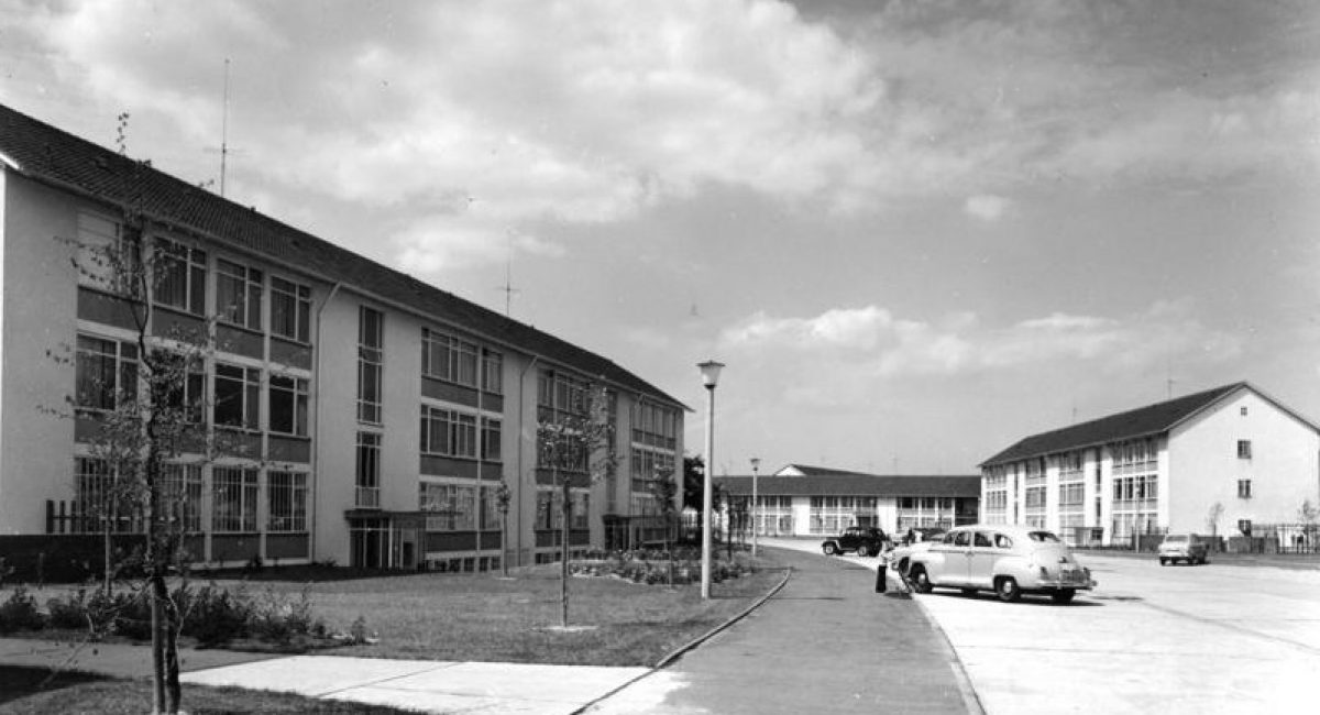 Hicog-Siedlung in Plittersdorf, 1952